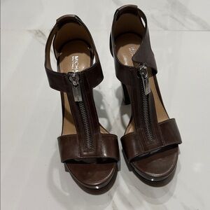 Michael Kors Brown Leather Women's heels